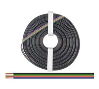 Donau Elektronik 450-010 Cavo per cablaggi 4 x 0.50 mm² Nero, Verde, Rosso, Bl