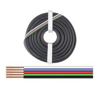 Donau Elektronik 519-010 Cavo per cablaggi 5 x 0.25 mm² Nero, Verde, Rosso, Bl