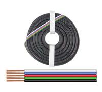 Donau Elektronik 519-010 Cavo per cablaggi 5 x 0.25 mm² Nero, Verde, Rosso, Bl