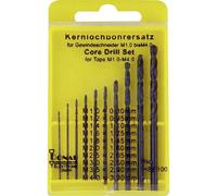 Donau Elektronik HSS100 HSS Kit punte cave 10 parti 0.8 mm, 0.95 mm, 1.1 mm, 1