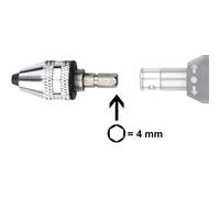 Donau Elektronik MBS01 Mandrino rapido con 4mm esagonale bit 0,3 - 3,2 mm