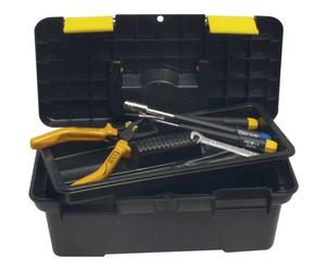 Donau Elektronik RB25 Cassetta porta utensili senza contenuto Plastica Nero, G