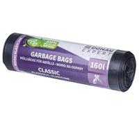 DONAU EXPERT Sacchi per rifiuti, classici, LDPE, 160 l, 10 pezzi, nero