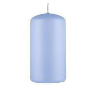 DONAU HOME Candela a colonna standard, 60 x 115 mm, blu perla opaca, candela decorativa in cera, 1 pezzo