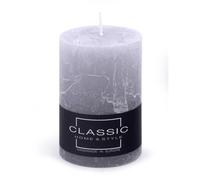 DONAU HOME - Candela rustica a pilastro, 1 pezzo, 10 x 7 cm, non profumata, per decorare il soggiorno, il bagno, 49 ore, durata di combustione/decorazione candela di cera/Nordic Ambiance