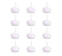 DONAU HOME Set di candele galleggianti colore bianco 12 pezzi 2,8 x 4,8 cm