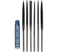 Donau kit di lime ad ago professionali 7 pezzi con supporto in metallo M60 160