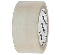 DONAU Nastro da imballaggio Hot-Melt 48 mm 66 m 50 micr trasparente/Buste e accessori di spedizione/Tipo-gomma/Tipo-Resistente/Materiale -Pp/Gomma/Colore-Trasparente/Spessore (mm) - 50 µm