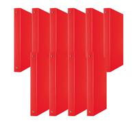 DONAU Raccoglitore ad anelli rosso, meccanismo a 4 anelli, 20 mm, formato DIN A4