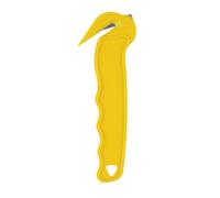 DONAU SAFETY Coltello di sicurezza / 1 pz/lama non sostituibile, portachiavi, giallo/taglierina universale