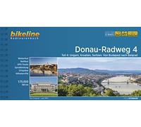 Donauradweg / Donau-Radweg 4: Teil 4: Ungarn, Kroation, Serbien Von Budapest nach Belgrad, 1:75.000, 580 km