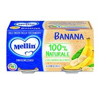 DONAZIONE A BANCO ALIMENTARE - Mellin Omogeneizzato Di Frutta Banana 100% Naturale - 24 Vasetti da 100 gr