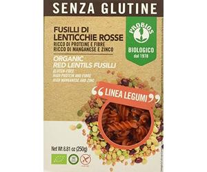DONAZIONE A BANCO ALIMENTARE - Probios Fusilli Lenticchie Rosse, 250g