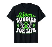 Donazione di organi Green Ribbon Liver Buddies for Life Maglietta