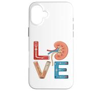 Donazione di organi renali pazienti dialisi nefrologia urologia Custodia per iPhone 16 Plus