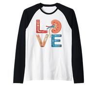 Donazione di organi renali pazienti dialisi nefrologia urologia Maglia con Maniche Raglan