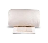 Dondi Home | Completo Copripiumino matrimoniale Finiseta, 250x200 cm, Set di 4 pezzi 100% Raso di Cotone 300 TC, 2 Federe, Sacca Copripiumino, Lenzuolo Sotto, Colore Avorio Vaniglia - Made In Italy