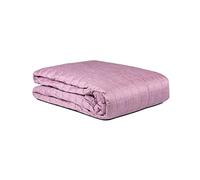 Dondi Home | Copriletto Matrimoniale Trapuntato Finiseta, 270x270 cm, 100% Raso di Cotone 300 TC, 90 g/mq, Con Disegno Effetto Seta, Colore Rosa Frappe - Made in Italy