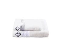 Dondi Home | Set di 2 Asciugamani in Spugna di Cotone Idrofilo Aqua, Asciugamano Viso (60x110 cm) e Bidet Ospiti (40x60 cm), 100% Cotone Idrofilo 450 g/mq, Colore Blu