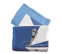 Dondi Home | Telo Mare Top Model 100x180 cm, in Microfibra Stampata con Pochette Coordinata, Telo da Bagno Moderno ed Elegante con Stampa