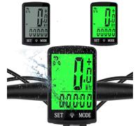 DonDofla Big Secrren - Computer per bicicletta e contachilometri wireless Big Secrren da 8,3 cm km/h, con sveglia automatica, rilevatore della velocità della vecchia scuola, multifunzione (colore