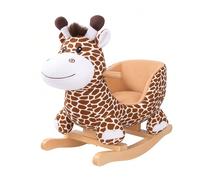 Dondolo Cavalcabile Peluche Giocattolo con Effetti Sonori Maniglie e Cintura di Divertiti un mondo con il simpatico animale a dondolo targato Bakaji!Questo fantastico dondolo è realizzato interamente