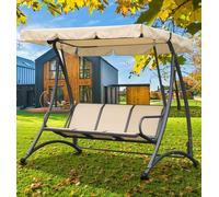 DONDOLO CREVAN 3 POSTI ACC. GRIGIO ANTR. PAPILLON 193x120x167HCM C-IMB