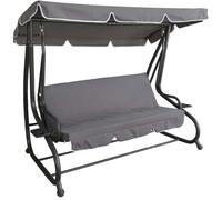 Dondolo Da Giardino 3 Posti Trasformabile In Lettino