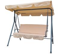 Dondolo da Giardino in Acciaio Beige