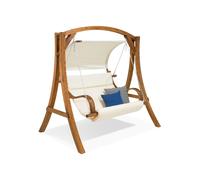 Dondolo da giardino in legno Bali di Garden Point