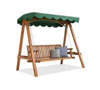 Dondolo da giardino in legno Haiti di Garden Point