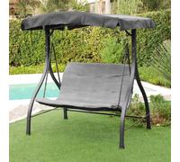 Ifuoricasa Dondolo Haiti, 2 Posti Large, Antracite