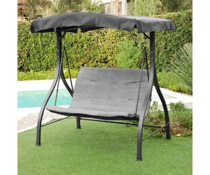 Dondolo Haiti 2 Posti Antracite - Relax e Comfort per Due Persone