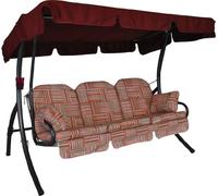 Dondolo Ibiza (3 posti) Design Modena rosso