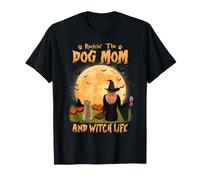 Dondolo Il Cane Mamma e Strega Vita Shar Pei Halloween Maglietta