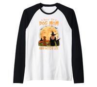 Dondolo Il Cane Mamma Strega Vita Labrador Retriever Maglia con Maniche Raglan