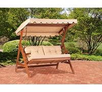 Dondolo in legno Cipro 170X110X180H