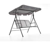 DONDOLO OCEAN 3 Posti Grigio antracite M0790-03 seduta e schienale textilene