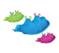 Dondolo per Bambini Colorato in Plastica 2 Posti con Maniglie