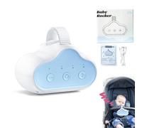 Dondolo per passeggino, Passeggino Rocker ricaricabile, per bambini, con timer, 3 intensità regolabili, altalena silenziosa, universale, per passeggino e passeggino