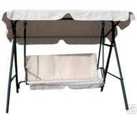 Dondolo romantic in acciaio a 3 posti