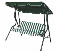 DONDOLO SORRENTO VERDE RIGATO 170X115X152 - BIACCHI ETTORE