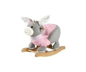 Dondolo Sterntaler asino Emmi Girl in grigio e rosa