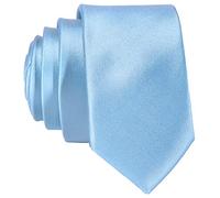 DonDon Cravatta Uomo azzurra 5 cm di larghezza