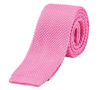 DonDon Cravatta Uomo fatta a maglia 5 cm - rosa