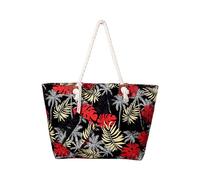 DonDon Grande borsa da spiaggia idrorepellente con cerniera Borsa a tracolla Shopper