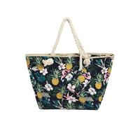 DonDon Grande borsa da spiaggia idrorepellente con cerniera Borsa a tracolla Shopper