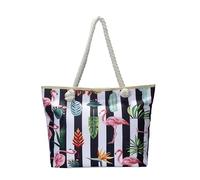 DonDon Grande borsa da spiaggia idrorepellente con cerniera Borsa a tracolla Shopper Figi Islanda