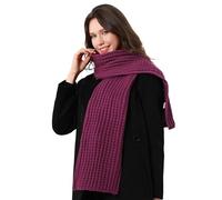 DonDon Sciarpa Donna Invernale Lana Sciarpa Lavorata a Maglia - Bacca