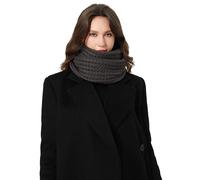 DonDon sciarpa Donna invernale scaldacollo sciarpa di lana Sciarpa lavorata a maglia - Grigio scuro